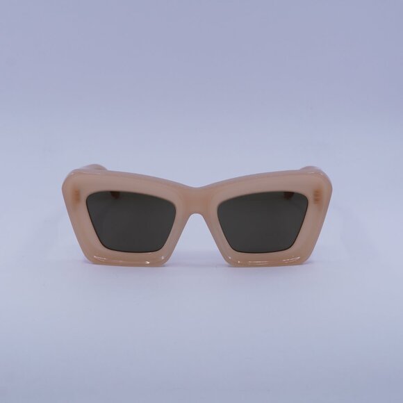 Loewe LW40145I 72E Sunglasses Shiny Pink Cat Eye Frame, Brown Lenses - Picture 2 of 10